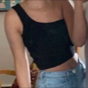 one shoulder top urban outfitters